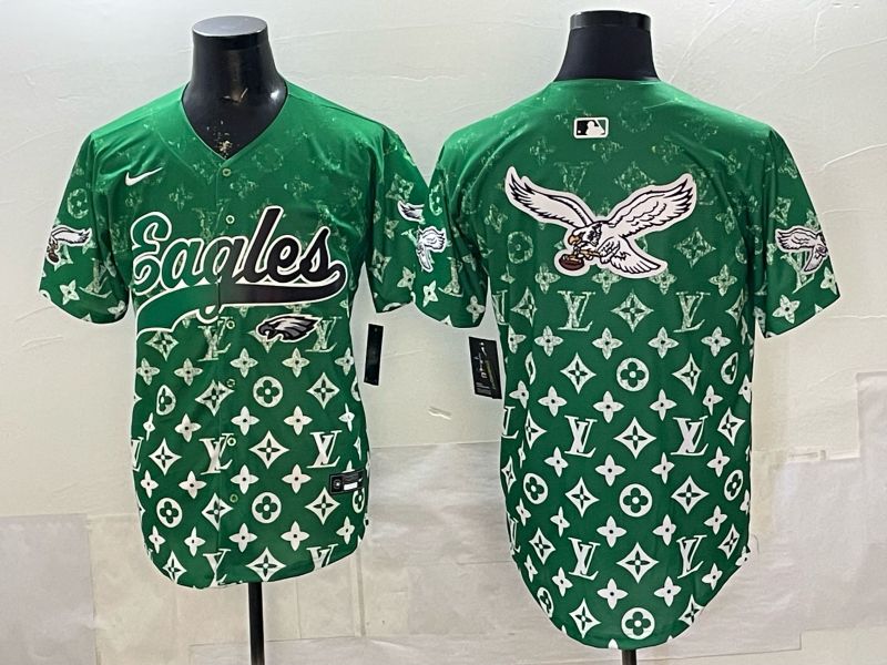 Men 2026 Philadelphia Eagles Blank Green Nike Limited NFL Jersey style 0005->philadelphia eagles->NFL Jersey